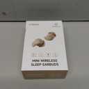 LOBKIN Sleep Earbuds,Wireless Bluetooth 6.0 Noise Blocking Sleeping Headphones,Sleep Earphones for Side Sleepers in Ear Soft Mini Invisible Buds Comfort Fit for Sleeping Working (Beige)