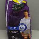 Depend Night Defense Adult Diapers, Incontinence Underwear for Men, Disposable, Overnight, Extra-Large, Grey, 20 Count