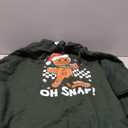 Christmas Pajamas Oh Snap Gingerbread Christmas Cookie Pullover Hoodie, Size 2 XL