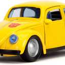 Jada Transformers 1:32 G1 Bumblebee Volkswagen Beetle Die-Cast Car, Toys for Kids and Adults
