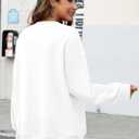 BANGELY Christmas Sweatshirts Women Oversized In My Christmas Era Sweatshirt Christmas Vacation Shirt Xmas Pullover Tops (White, XL)