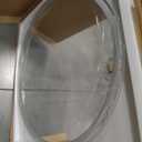 24 Inch LED Bathroom Mirror: Round Vanity Mirror with Lights, Dimmable & 3 Color Change, Backlit&Front Lit,4MM Tempered Glass, Shatterproof, Anti-Fog Bathroom Shower Mirror, espejos para baos con luz