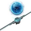 3D Hologram Fan, 16.5in 3D Hologram Projector Advertising Display With 224 LED Light Beads Holographic Video Projector for Business Store Signs, Bar, Casino, Party, Christmas