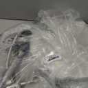 12" High Pressure Rain/Rainfall Shower Heads With Handheld Spray Combo (3+1 Settings & Built-in Power Wash Mode), Double/Dual Shower Head With Handheld - Height/Angle Adjustable (Brushed Nickel)