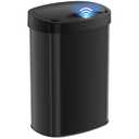 DUMOS Automatic Trash Can, 13 Gallon Motion Sensor Garbage Can, Black