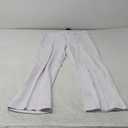 EXCHIC Women's Yoga Dress Pants Stretchy Casual Slacks Straight Leg Work Pants with Pockets (Large, White)