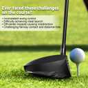 XINGGM XF02 Golf Fairway Wood-Premium Golf Club 3 Wood/ 2 Wood RH, High-MOI&Low CG Sole, Master The Fairway Wood with Ease (Graphite, 3 Wood, 2 Wood, Stiff, Right)