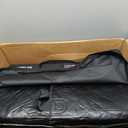 URPOWER XL Dog Back Seat Extender for Crew Cab Truck, Hard Bottom Dog Car Seat Cover Waterproof Dogs Car Hammock Pet Backseat Bed, Pet Truck Accessories for F150 / RAM 1500/ Tundra Crew Cab (Black)