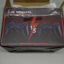 Retro Gaming Console, Retro Game Console, Wireless Retro Game Console, Plug & Play Video TV with 25000+ Built-in Games, 4K HDMI Output, and 2.4GHz Wireless Controller, 9 Classic Emulators, Black