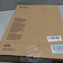 Bemis 7300SLEC Slow Close Toilet Seat, Easy Clean Hinges and Durable Plastic Seat, Made in USA, Elongated, White
