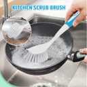 6 Pack Household Deep Cleaning Set - Kitchen, Bathroom & Floor Cleaning Brushes, Includes Scrub, Dish, Bottle, Grout, Crevice & Shoe Brushes