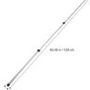 Garneck Telescopic Clothesline Pole: 19-50Inch Adjustable Clothes Hook Rod Aluminum Alloy Drying Stick for High Reach Garment Detachable Laundry Hanger for Shutters Ceiling