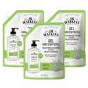 J.R. Watkins Gel Hand Soap Refill, Moisturizing Hand Wash, All Natural, Alcohol-Free, Cruelty-Free, USA Made, Aloe Green Tea, 34 Fl Oz, 3 Pack