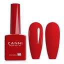 CANNI Red Gel Nail Polish, 1Pc Red Gel Polish Bright Color High Gloss Soak Off U V French Nail Manicure Salon DIY (EXP. 2028/06/19)