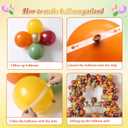 182 Pcs Fall Balloon Garland Arch Kit, Burnt Orange Wine Red Sage Green Mustard Yellow Metallic Gold Balloons Garland Kit for Thanksgiving Autumn Fall Birthday Baby Shower Party Decorations