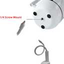 Baby Monitor Holder, 43.5 in Long Flexible Arm with Strong Clamp for Crib, Furniture (19.67in)