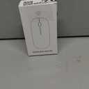 SUNGI Bluetooth Mouse for Laptop/MacBook/iPad/Android PC,Rechargable Quiet Slim Wireless Mice Compatible with Windows/Linux/Tablet,Black