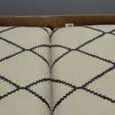 Arden Outdoor Dining Chair Cushion, 2 Pack, 20 x 20, Rain-Proof, Fade Resistant, Tan Diamond Trellis