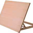 Falling in Art Extra Large 5-Position Wood Drafting Table Easel Drawing and Sketching Board, 29 1/2 Inches by 19 2/3 Inches