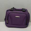 Rockland Fashion Expandable Softside Upright Luggage Set, Purple, 2-Piece (14/19)