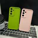 Puxicu Slim Case for Samsung Galaxy A56 5G, Enhanced Camera Protection, Shockproof Skin-Friendly Touch Soft Case Cover for Samsung Galaxy A56 Phone, Avocado Green