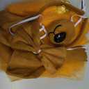 Zhanmai Mardi Gras Costume Kangaroo Costume Set Party Accessories Cosplay Outfit Kit Animal Tutu Skirt Ears Headband Bowtie Tail Nose (Dark Yellow)
