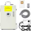 500W Laboratory Vacuum Cleaner, Single-Blade Wheel Dust Collector, High Suction, Quiet Operation, Portable & Efficient for Lab Bench, Tools, and Floor Cleaning