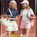 LessonZoo 3 Pack Girls Mock Turtleneck Shirts, 3-Color Set, 7-8 Years