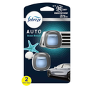 Febreze AUTO Air Freshener Vent Clip Ocean Breeze Scent, 2.2 mL Car Vent Clip, Pack of 2