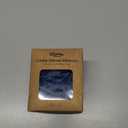 Blue Velvet Ribbon 1-1/2 Inch x 6 Yd Crinkled Handmade Frayed Vintage Ribbons for Christmas Gift Wrapping Tree Home Decor Wreath Craft Ornaments