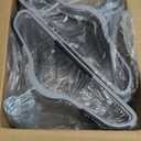 HOUSE DAY Heavy Duty Plastic Hangers 60 Pack, Non Slip Clothes Hangers with Rubber Pads and 360° Hook - Thin 0.2 Inch, Space Saving Coat Hanger Grey, Closet Organizer for Shirt, Pants, Suit, Skirt