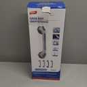 TAILI Grab Bars for Bathtubs and Showers 2 Pack Suction Grab Bar, Heavy Duty Shower Handle Removable Bath Handrails for Seniors and Elderly, Bathroom Safety Grip No Drilling Waterproof, Grey