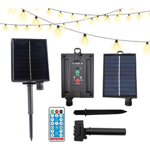 Ranley Solar Panel with Plug Outlet, Waterproof 31V Outdoor Solar Panel with Outlet, Tools & Home Improvement for Garden Outdoor Farm Tent Fishing Patio Yard Pathway Shed Indoor