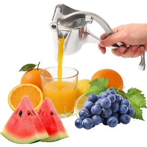 Aluminum Alloy Fresh Fruit Juice Extractor,Hand Juicer Squeezer,Squeezer Citrus Juicer,Easy to Use & Clean,Non-Slip Ergonomic Grip,for Citrus