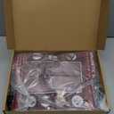 Amylove Zipper 48 x 87 Inch Dust Barrier Door Kit Construction Door Barrier 4 x 7.25 ft Reusable Plastic Curtain Cover Containment Standard Doorway Temporary Wall Screen Sheeting for Bathroom Hallway (Black)