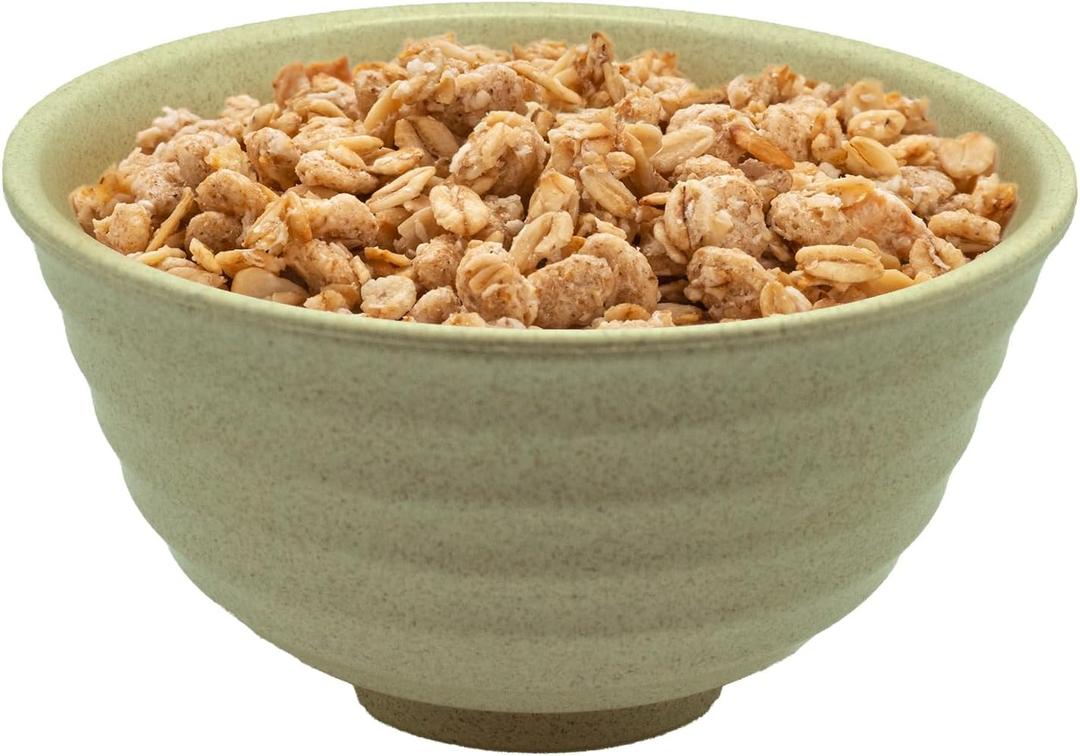 Reusable Wheat Fiber Cereal Bowl  Lightweight, Eco-Friendly & Durable, Dishwasher Safe