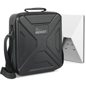 Starlink Mini Case - Ultra-Light Portable Storage for Starlink Mini Dish & Accessories, Shockproof & Splash-Resistant, Dual Carry Options, Ideal for Travel, Camping, RV Adventure (Black)