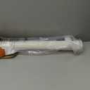 42 Inch Extra Tall Retractable Baby Gates with Reinforced Strips 55 Inch Wide Outdoor Retractable Dog Gate No Sag Extra Tall Baby Gate for Doorway Anti-Scratch Mesh Gates for Kids or Pets, White