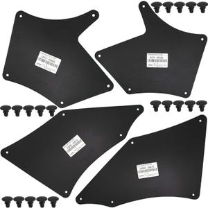 Splash Gurards for Toyota Tacoma N220/N240/N250/N260/N270/N300 2005-2023 Mud Flaps Guards Mudflaps Mudguards OE# 5375-05060 537505060 53883-04010 5388304010 W/Clips 9046710186