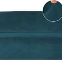 Turquoize Velvet Couch Covers Sofa Covers for 3 Cushion Couch Stretch Sofa Slipcovers with Non Slip Elastic Bottom Furniture Protector for Pets Crafted from Soft Thick Velvet Fabric (Sofa, Deep Teal)