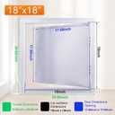 Suteck 18 x 18 Inch White Access Doors, Reinforced Hinged Access Panel for Drywall Walls and Ceilings