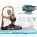 Inflatable Air Gymnastics Mat Training mat Thick tumbling mat with Electric Pump for Home/Gym/Outdoor, 6.6'×3.3'