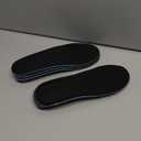 XINIFOOT 3 Pairs Elastic Shock Absorbing Shoe Insoles Breathable Honeycomb Sneaker Inserts Sports Shoe Insole Replacement Insoles for Men (Black) (Men Us(8-12))