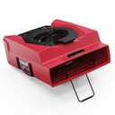 ALORAIR Zeus 900 Air Mover Commercial Blower for Carpets, Walls, Plumbing Use, Variable Speed Floor Blower Fan, 950 CFM with 1.8 Amps, Circuit Breaker Protection,on-Board Duplex GFCI, Red