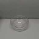 Fish Bowl Glass Terrarium: Round Betta Tank - Floral Vase Hydroponic Display Container for Air Plant Succulent Candles, Open Width 7.87", Diameter 9.8", Wedding Event Home Decor (25x25cm)