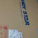 Andy Star Brushed Nickel Arched Mirror, 24x36 Arched Bathroom Mirror, Arch Wall Mirror, Bathroom Vanity Mirrors Metal Framed, SUS304-Anti-Rust, Tube Frame, 1 Deep Set Wall Mounted Vertical