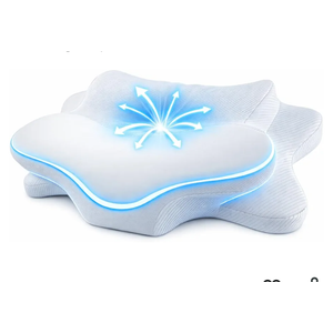 Cervical Neck Pillow for Pain Relief Ergonomic Side Sleeper Pillow for Sleeping, Contour Memory Foam Pillows for Neck Support, Cooling Orthopedic Bed Rest Pillow for Back and Stomach Sleepers