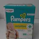 Pampers Baby Wipes Sensitive, Water Based Wipes, Hypoallergenic and Unscented for Babies, 588 Wipes Total (7 Refill Packs) (84 Count (Pack of 7))