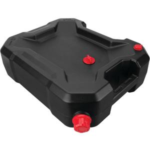 Performance Tool W4078 24-Quart Oil Drain Container, Deep Drain Well, Integrated Handle, Sealing Rubber Gaskets, Black