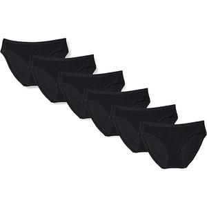 Amazon Essentials Women's Breathable Cotton Bikini Brief Underwear with Full Coverage, Size: Medium